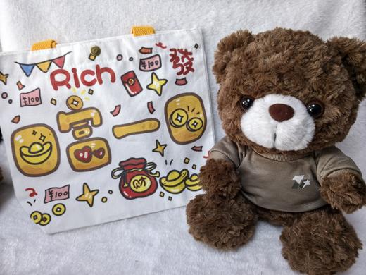 【体能小熊公仔】体能小熊公仔23cm毛绒公仔陪伴公仔送1个日富一日帆布袋y 商品图14