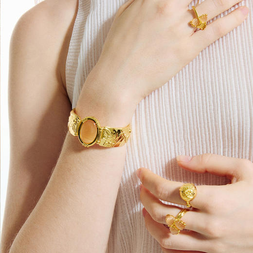 ATELIERSÓ x deepmoss 24SS 合作系列-猫眼花语手镯 商品图6