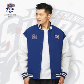 上海大鲨鱼官方商品 | 新主场棒球服拼色棉服外套秋冬休闲潮流