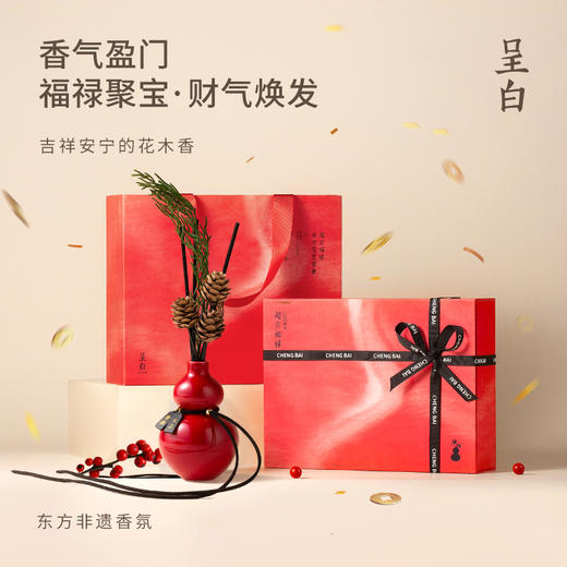 呈白瓷瓶花尊香插|随意摆养眼又好闻，福禄聚宝好运装回家 商品图7