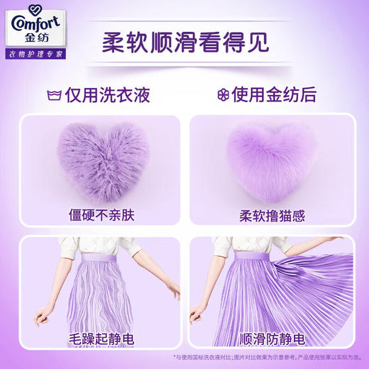 金纺衣物柔顺剂护理剂香软防静电恬静薰衣草4KG（柔软蓬松 7天留香） 商品图5