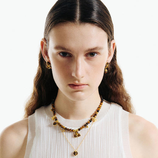 ATELIERSÓ x deepmoss 24SS 合作系列-三花吊坠耳钉 商品图3