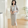米思阳2026春季新款气质通勤时尚套装职场正式西装裙子两件套0693 商品缩略图0