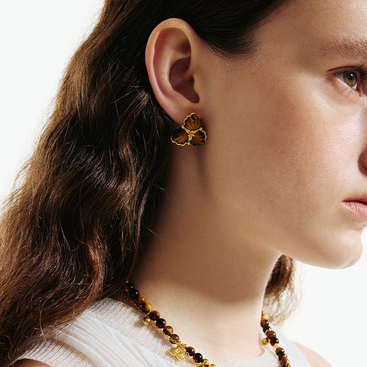 ATELIERSÓ x deepmoss 24SS 合作系列-三花耳钉 商品图2