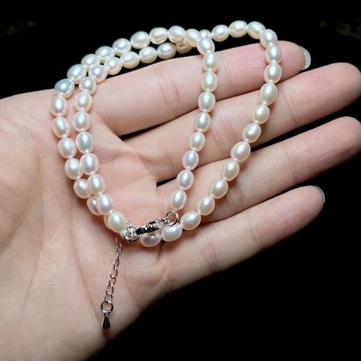HZ*珍珠项链-小米珠约5mm 商品图0