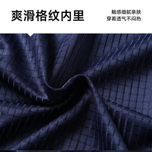 【新款DLC】大依优型大码翻领夹克外套纽扣男商务休闲加肥加大夹克上衣胖子显瘦 商品图3