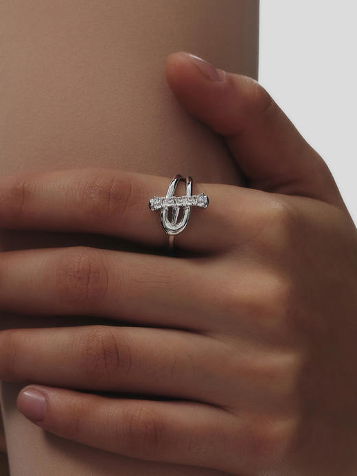 ATELIERSÓ 23SS 克拉系列-OT扣克拉密镶戒指 商品图1