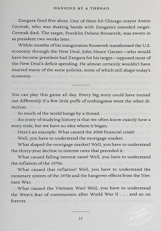 【中商原版】摩根 豪泽尔 致富心态 + 一如既往 英文原版 知名投资理财专家 Morgan Housel 自我提升 经管励志 商品图7