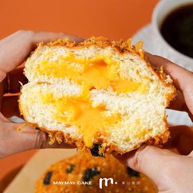 爆浆奶黄肉松包