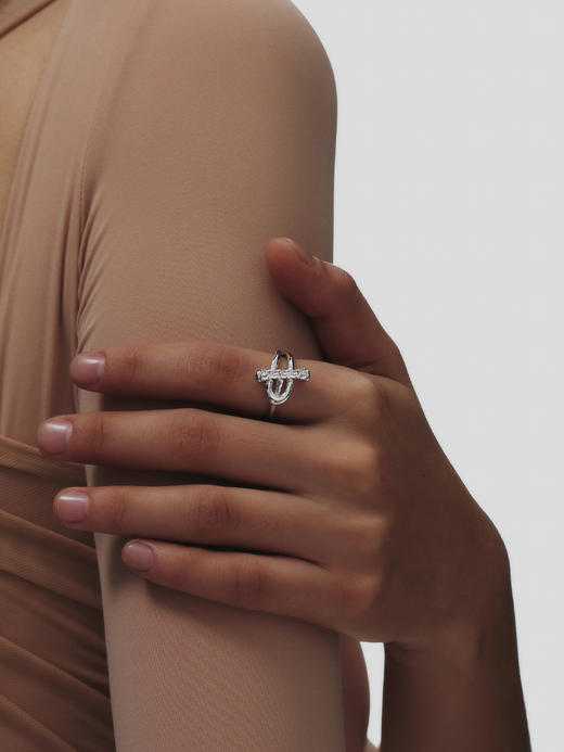 ATELIERSÓ 23SS 克拉系列-OT扣克拉密镶戒指 商品图2