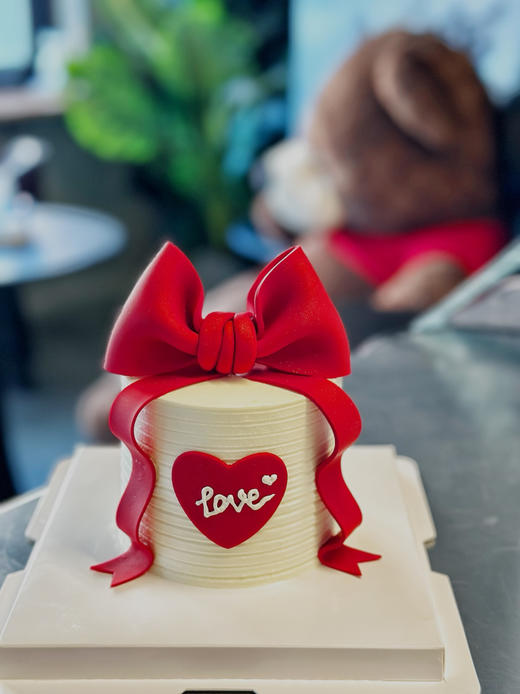 2025情人节，四寸，心心相印，情人节主题，红色蝴蝶结 商品图2