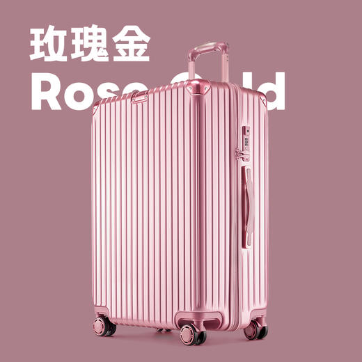 银座加厚结实耐用行李箱大容量旅行拉杆箱拉链箱密码箱A8953L 商品图1