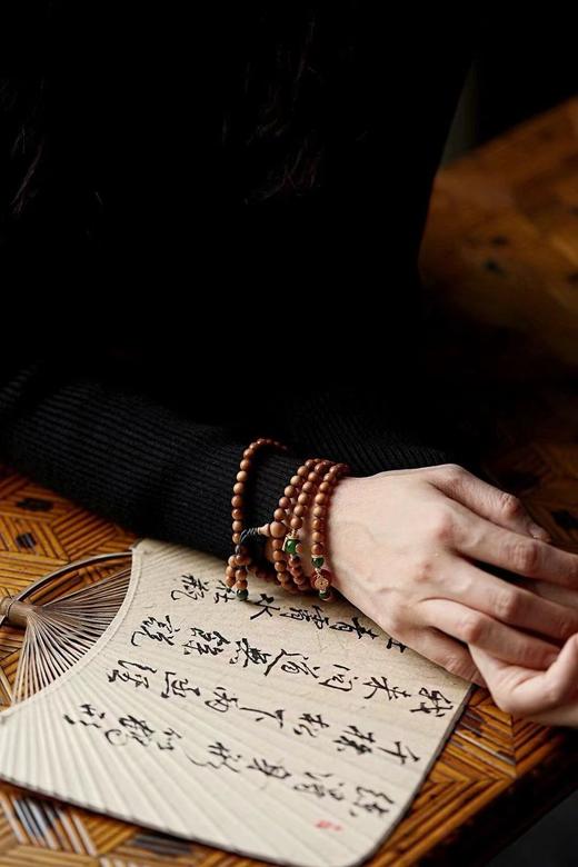 0.6老山檀香福牌手串 商品图3