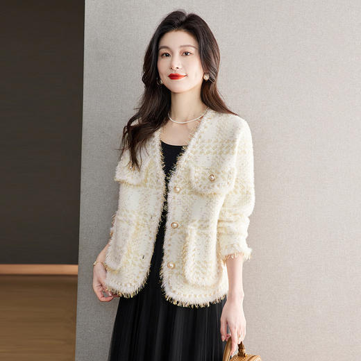 小香风流苏外套，女春装新款外搭短款上衣小个子外衣开衫春秋CC-MY-3228 商品图1