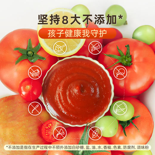 食味的初相番茄酱100g米小安儿童无添加香精家用小包装官方旗舰店 商品图3