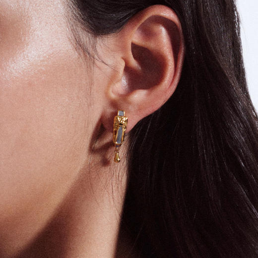 ATELIERSÓ 23AW SIREN 塞壬系列-别针珐琅彩耳钉 商品图1