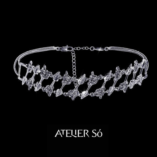 ATELIERSÓ 23AW KARAT 克拉系列-小箭矢双层颈圈 商品图0