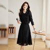 HRWC80079 2024年春季上新气质时尚polo领中式风高腰A字收腰显瘦两件套裙 商品缩略图2