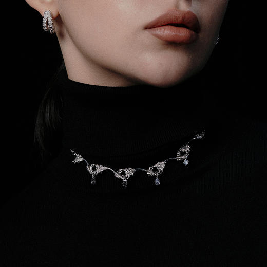 ATELIERSÓ 23AW KARAT 克拉系列-小箭矢拼钻项链 商品图2