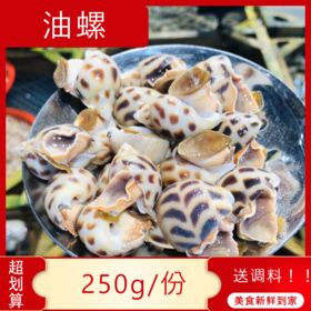 【海鲜】鲜活花螺/油螺 250g