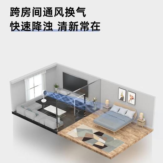 艾美特（AIRMATE） 空气循环扇落地扇3D立体风空气对流节能电风扇家用风扇 加高遥控款CA23-R24 商品图3