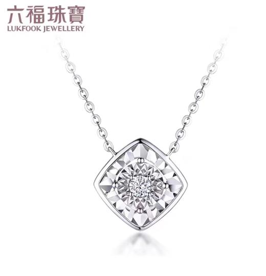 百货世界-六福亮映系列18K金钻石套链 商品图0