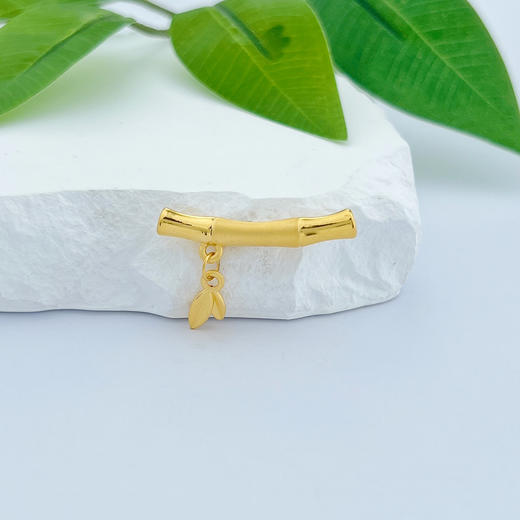 【限时7.5折】【定价黄金】足金 【精品】3D硬金竹节长管手串(V3DSC00227)预售产品下单后不退款不退货不换货不补差价 商品图0