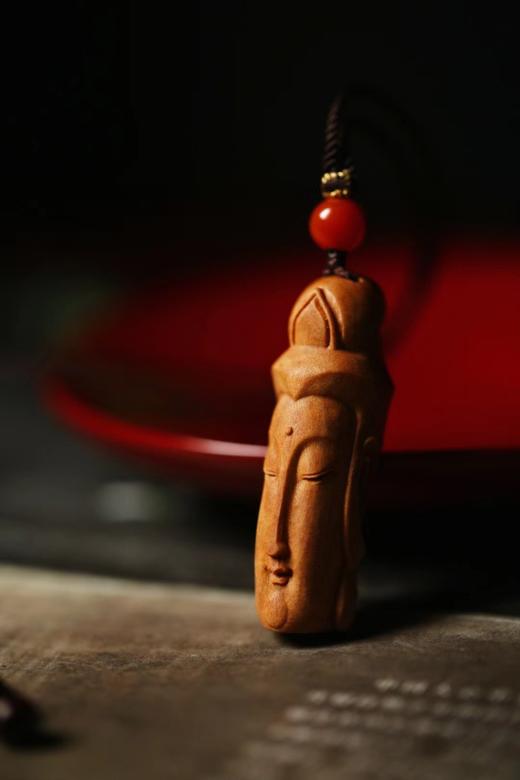 观音吊坠°老山檀香挂件 商品图0