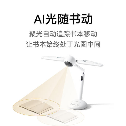 元萝卜 光翼灯AI学习专注力儿童护眼护脊学习智能台灯国AA全光谱 商品图6
