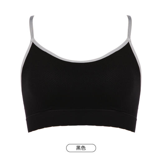 都市丽人抹胸女无缝面料背心无尺码半固定模杯短抹胸无钢圈无排扣LV41B4 商品图8