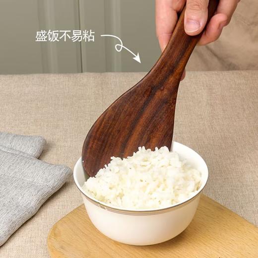 达乐丰紫檀木饭铲斜铲锅铲 商品图2