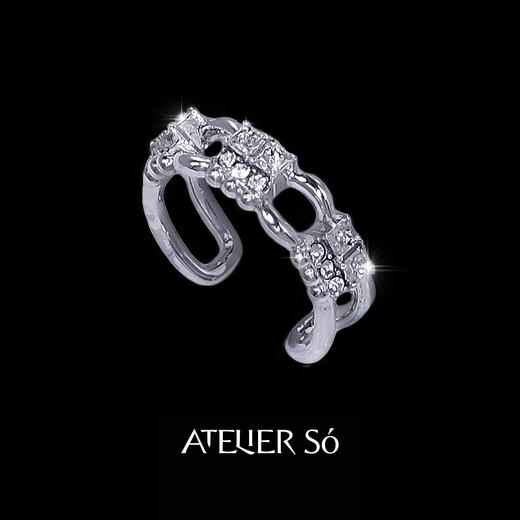 ATELIERSÓ 23SS 克拉系列-克拉拼钻戒指 商品图0