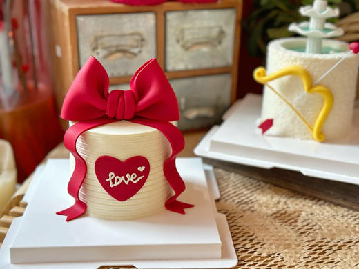 2025情人节，四寸，心心相印，情人节主题，红色蝴蝶结 商品图4