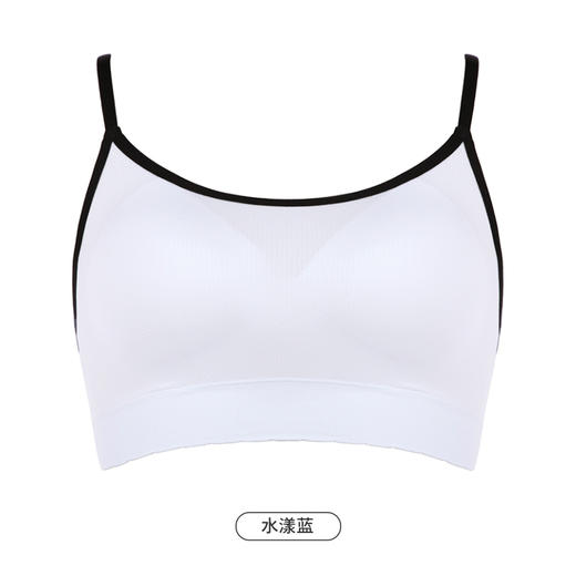 都市丽人抹胸女无缝面料背心无尺码半固定模杯短抹胸无钢圈无排扣LV41B4 商品图10