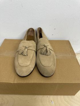 瑕疵HUGO BOSS/胡戈波士 男士英伦风一脚蹬豆豆鞋