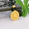 【限时克减150元】足金999.9 #八宝罗盘 # 古法挂绳镂空八方祥瑞福字八宝罗盘吊坠（含珠子，面宽约15.2mm）(AIGFDZ00008-5)（预售产品下单后不退款不退货不换货不补差价） 商品缩略图2