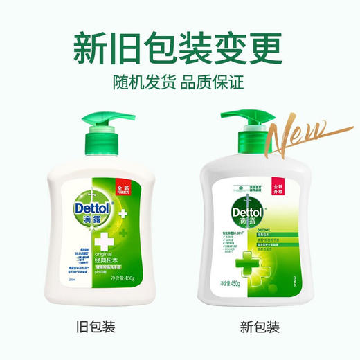 滴露滴露洗手液植物呵护450g+450g清香家用滋润清洁 经典松木450g+滋润倍护450g 商品图1