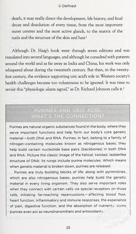 预售 【中商原版】疯狂的尿酸 不止是痛风 Drop Acid The Surprising New Science of Uric Acid 英文原版 David Perlmutter 商品图6