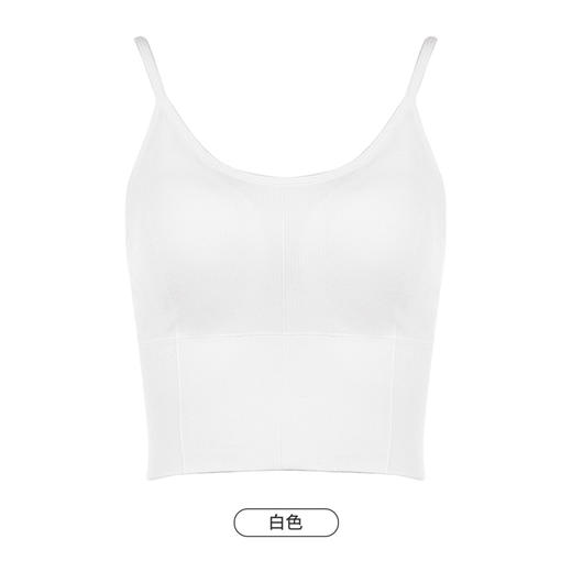 都市丽人抹胸女无缝面料背心无尺码半固定模杯长抹胸无钢圈无排扣LV42A5 商品图8