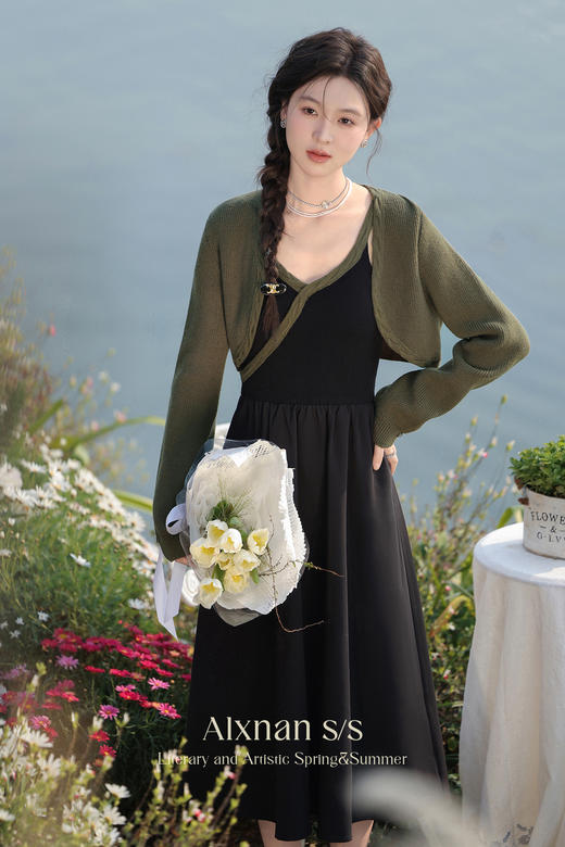 鹿向南《温柔时光》两件套连衣裙 商品图4