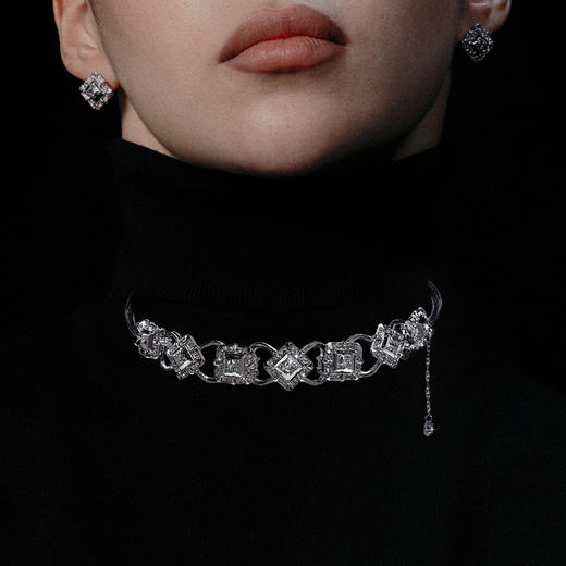 ATELIERSÓ 23AW KARAT 克拉系列-双层克拉满钻颈圈 商品图2