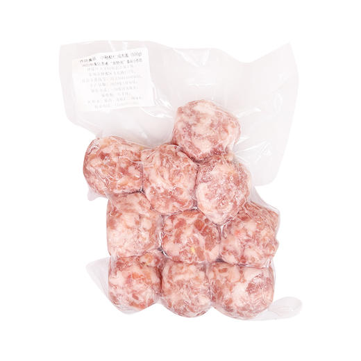 【五星同裕】青虾仁咸肉圆500g 商品图0