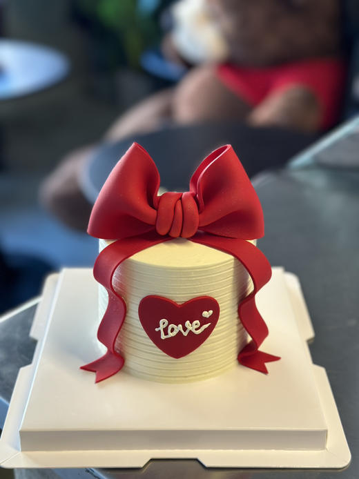 2025情人节，四寸，心心相印，情人节主题，红色蝴蝶结 商品图7