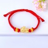 【限时7.5折】【定价黄金】足金 #招财进宝 #儿童/宝宝 3D硬金招财貔貅宝宝红绳调节成品手串（适合0-3岁宝宝）(AJ3DSC00179)（预售产品下单后不退款不退货不换货不补差价） 商品缩略图0