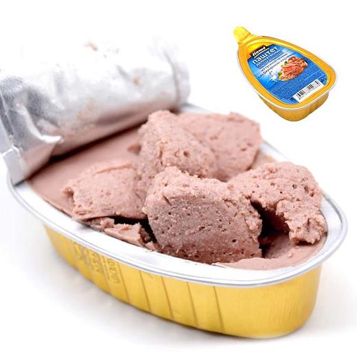 【中欧班列精选】俄罗斯进口彼得牌原味鹅肝酱罐头105g/盒 商品图4