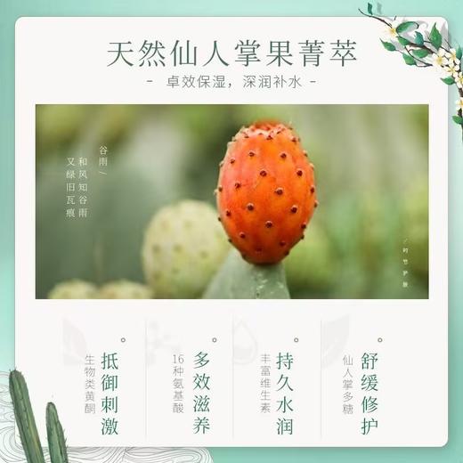 谷雨月见仙人掌清滢舒润精粹乳120ml 商品图1