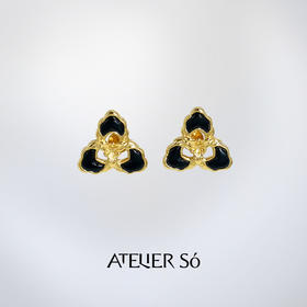 ATELIERSÓ x deepmoss 23AW 合作系列-三花耳钉