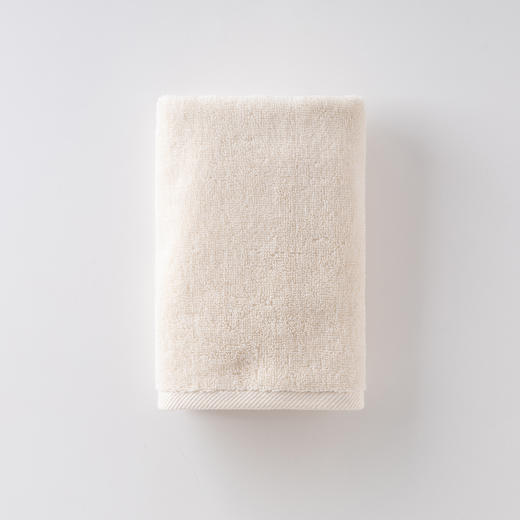 小亘纯棉毛巾系列 方巾毛巾浴巾 本白色 商品图2
