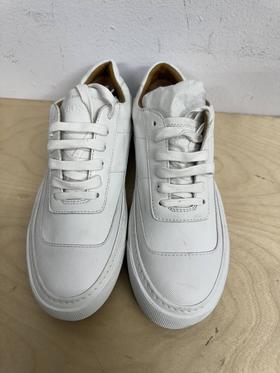 瑕疵HUGO BOSS/胡戈波士 男士纯色系带圆头休闲鞋