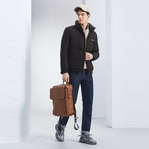 【鸭绒+石墨烯】柒牌立领羽绒服男2024冬季新款保暖防风男士外套	127E70080 商品图3